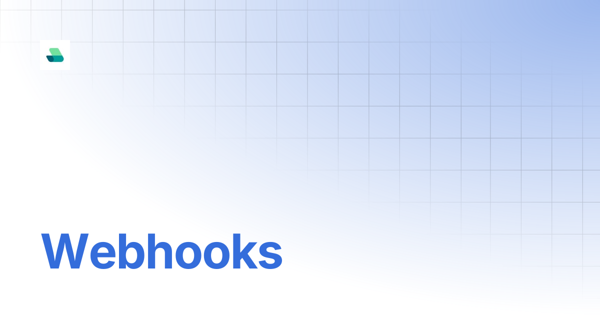 Webhooks | Jeel Developer Center